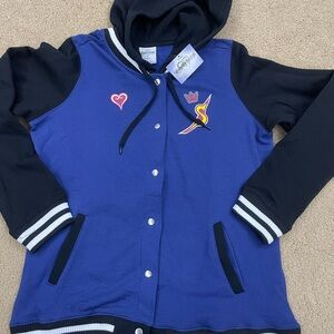 Disney Kingdom hearts sora Blue and Black Varsity hoodie